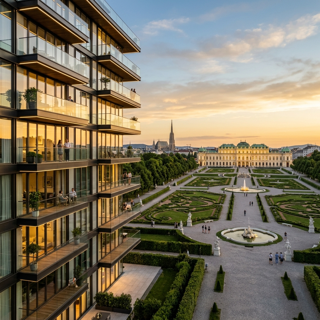 Vienna luxury residence interior detail