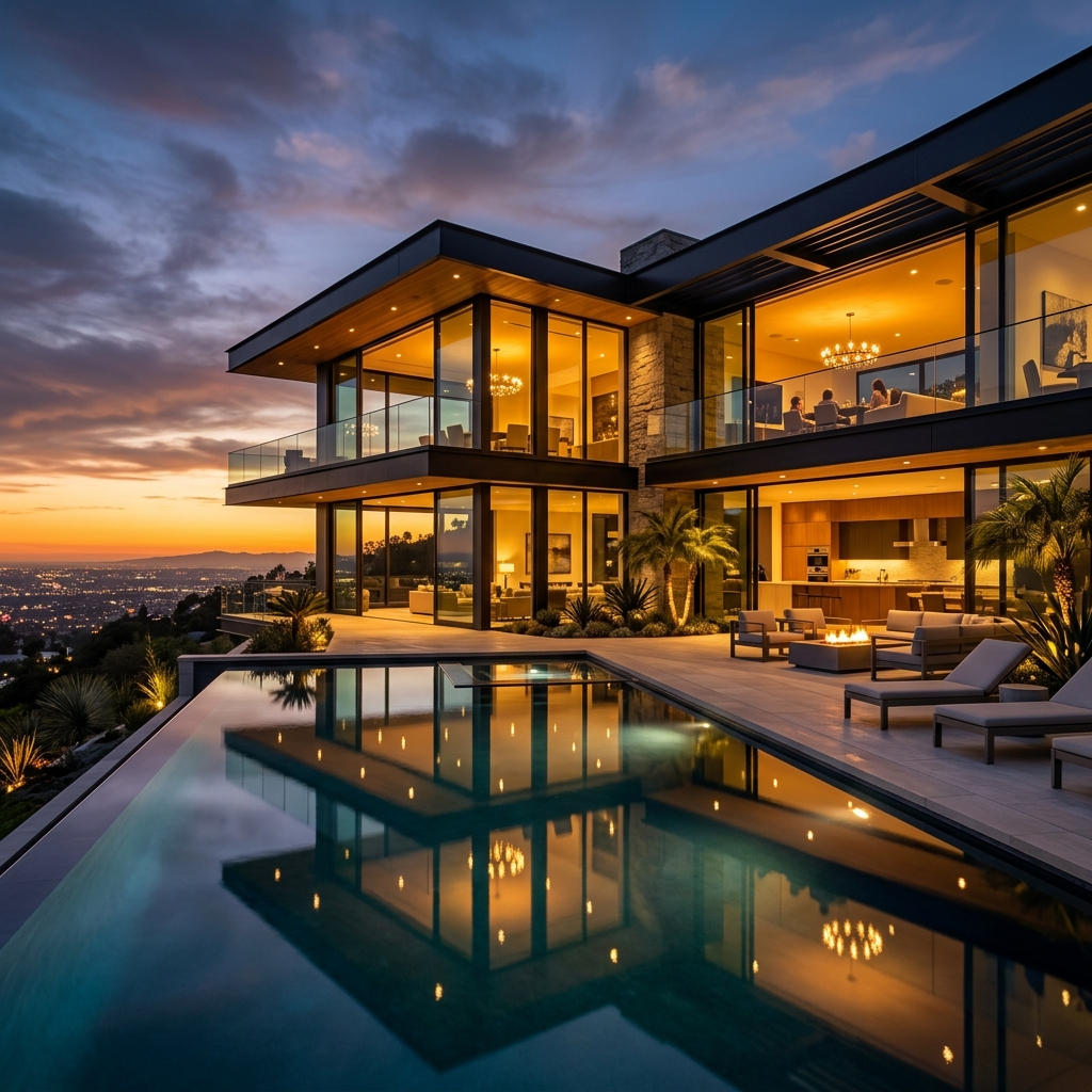 Bespoke luxury mansion exterior in Vienna